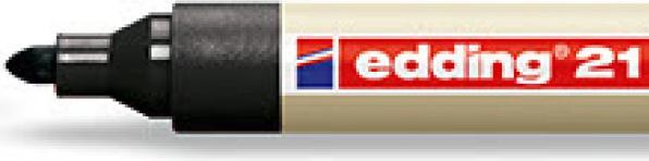 Actual product image Edding Permanent marker 21 (Black, 3 mm, 1 x)