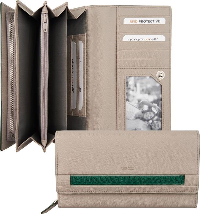 Actual product image Giorgio Carelli Ladies purse, RFID, Soulbrace