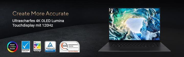 Image du produit ASUS ProArt P16 (16", AMD Ryzen AI 9 HX 370, 32 Go, 1000 Go, DE)