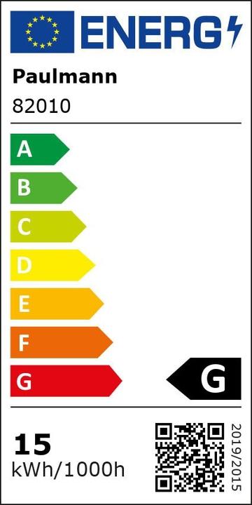 Energie-Label Paulmann Backofenlampe (E14, 15 W, 85 lm, 1 x, G)
