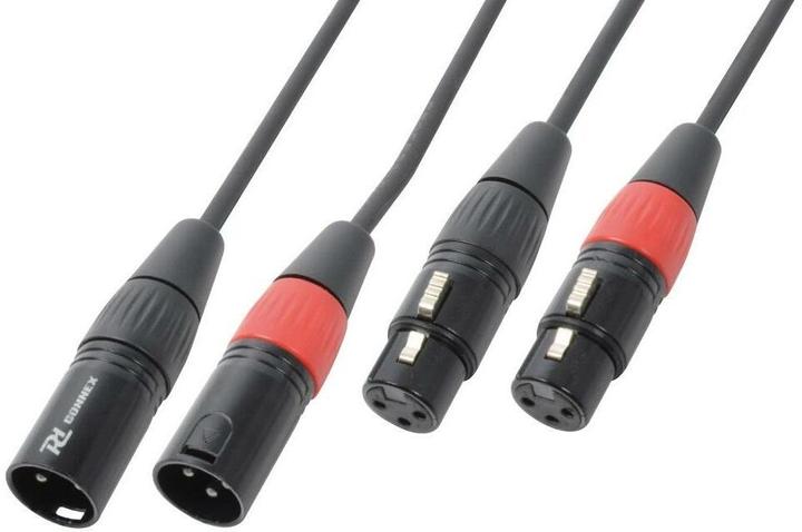 Immagine prodotto PD Connex Audio-Kabel CX60-12 2x XLRm, 2x XLRf, 12m, Kabeltyp (12 m, XLR)
