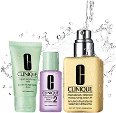 Immagine prodotto Clinique Set di 3 pezzi in 3 fasi per la cura della pelle Introduzione Unisex (Set per la cura del viso)