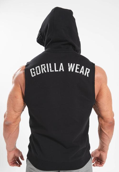 Actual product image Gorilla Wear Marshall Sleeveless Hoodie - Schwarz (XL)