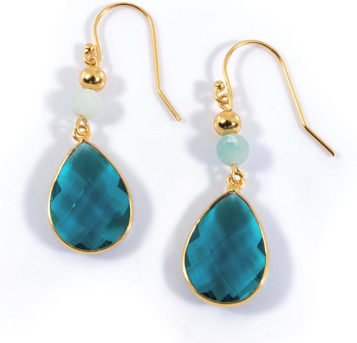 Actual product image Balibay Jola (Glass made from quartz sand, Amazonite, Gemstone)