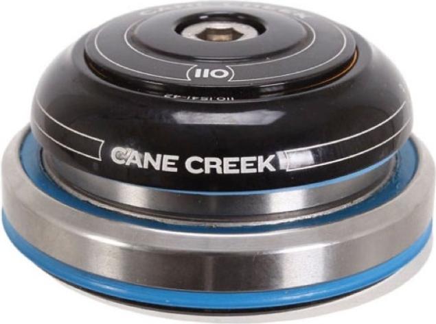 Actual product image Cane Creek 110 Tapered headset, 1 1/8"-1.5", IS41/28.6/H15 | IS52/40, tall, 51.1OD, wide, black