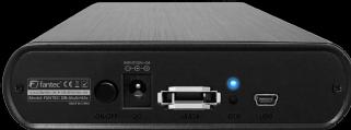 Actual product image Fantec DB-AluAir U2e HDD Enclosure Black 3.5"" (3.5")