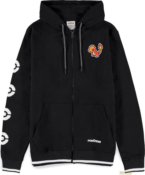 Difuzed Pokémon - Charmander - Men's Zipper Hoodie - S (S)