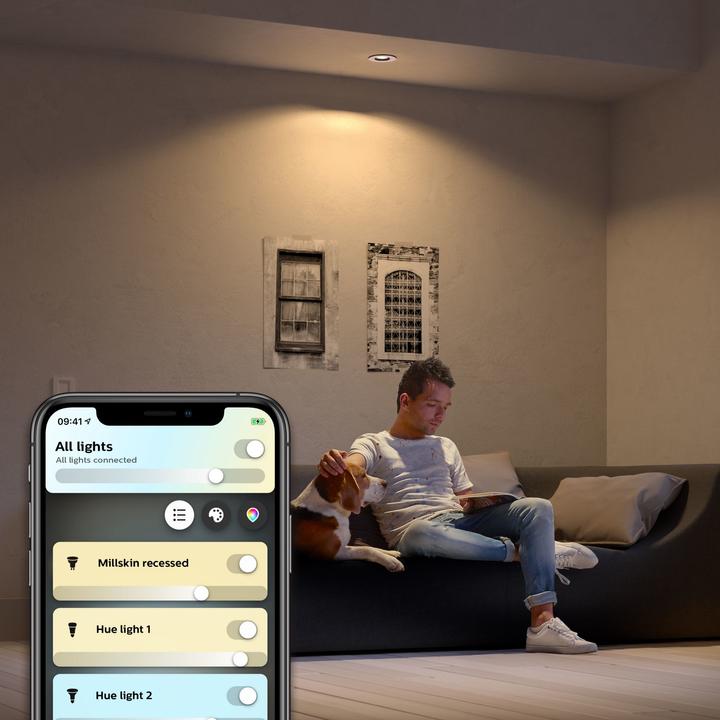 Actual product image Philips Hue Milliskin Base BT (350 lm, GU10)