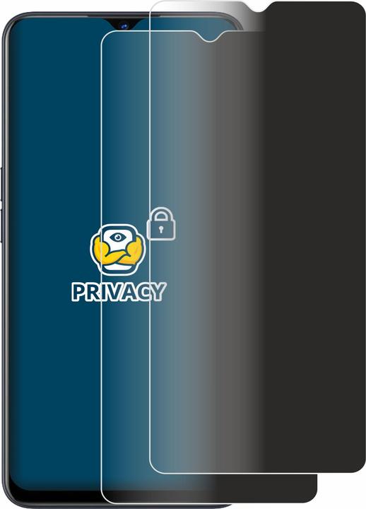Produktbild BROTECT Sichtschutzfolie Anti-Spy Privacy Folie Blaulicht-Schutz (2 Stück, Oppo Find X2 Lite)