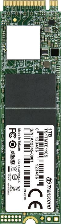 Image du produit Transcend 110S (1000 Go, M.2 2280)