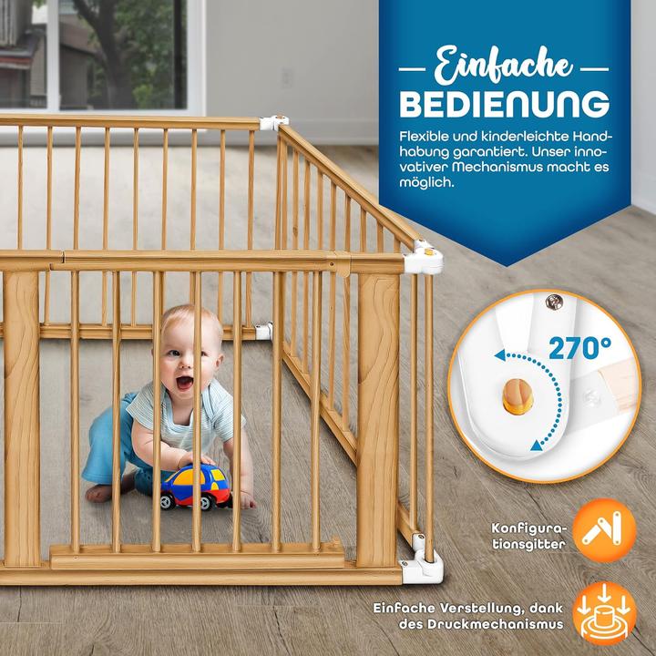 Actual product image Kiduku Playpen (720 cm, Pine)