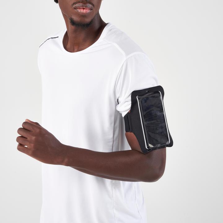 Actual product image Kiprun Running armband smartphone very large - black