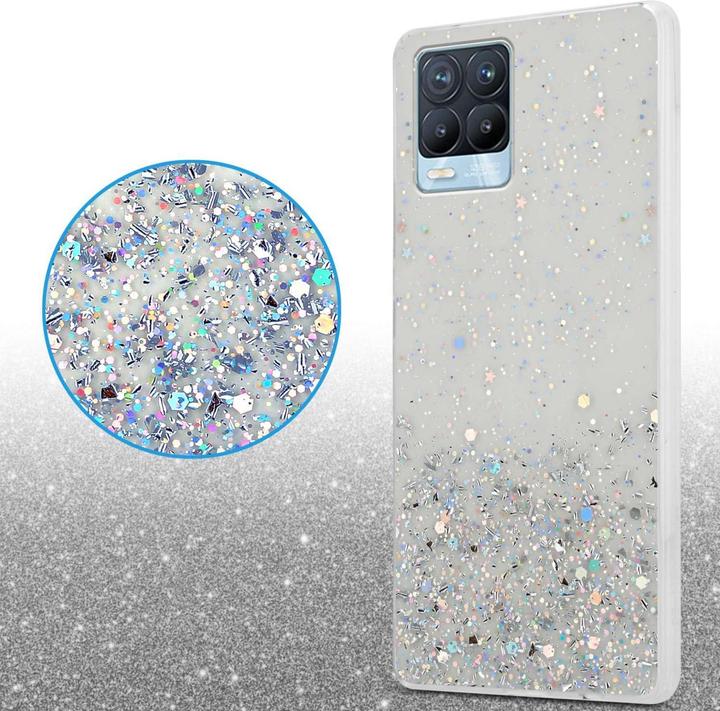 Produktbild Cadorabo TPU Hülle für Realme 8 4G / 8 PRO mit Glitzer (realme 8)