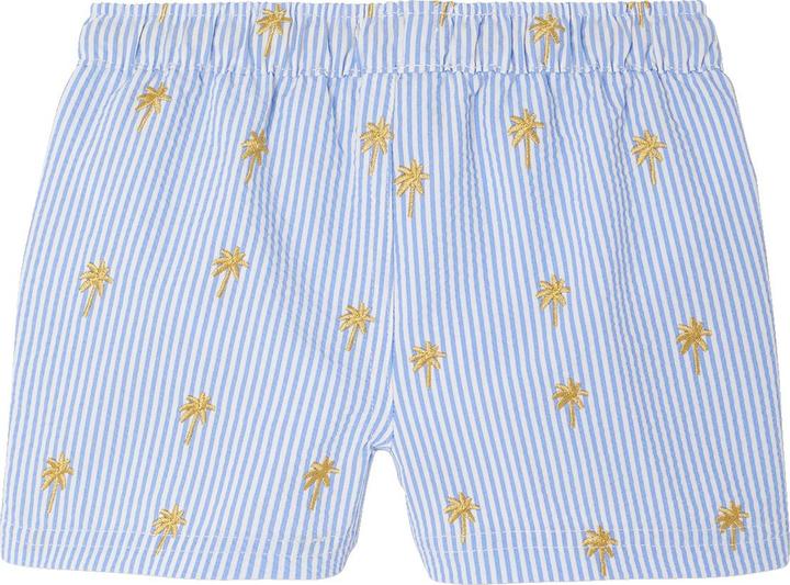 Actual product image Vertbaudet Jungen Baby Badeshorts mit Streifen und Palmen (74)