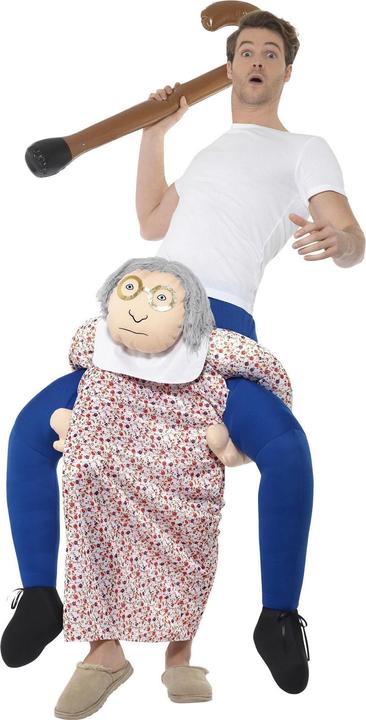 Actual product image Smiffys Piggyback - Piggyback: Grandma (One size)