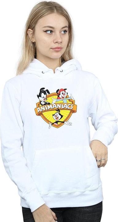 Actual product image Universal Textiles Womens/Ladies Logo Crest Hoodie (L)