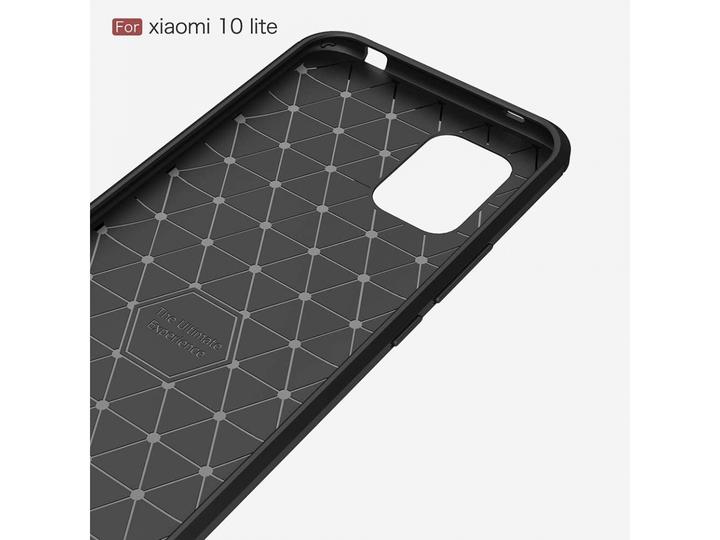 Actual product image Screenguard Xiaomi Mi 10 Lite Cover Carbon Brushed Soft TPU (Mi 10 Lite)