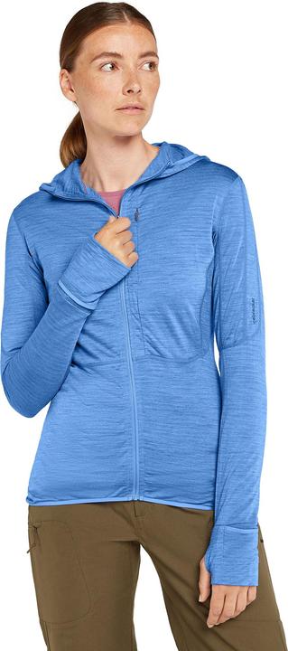Actual product image Icebreaker Women's 200 RealFleece Descender L/S Zip Hoodie (S)