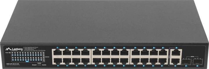 Actual product image Lanberg RSGE-24P-2GE-2S-250 network switch Unmanaged (26 Ports)