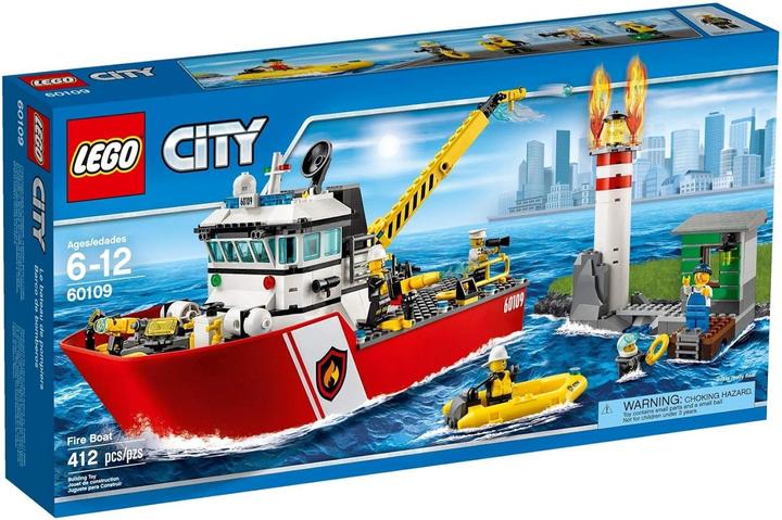 Produktbild LEGO City Brandweerboot - 60109 (60109, LEGO City)