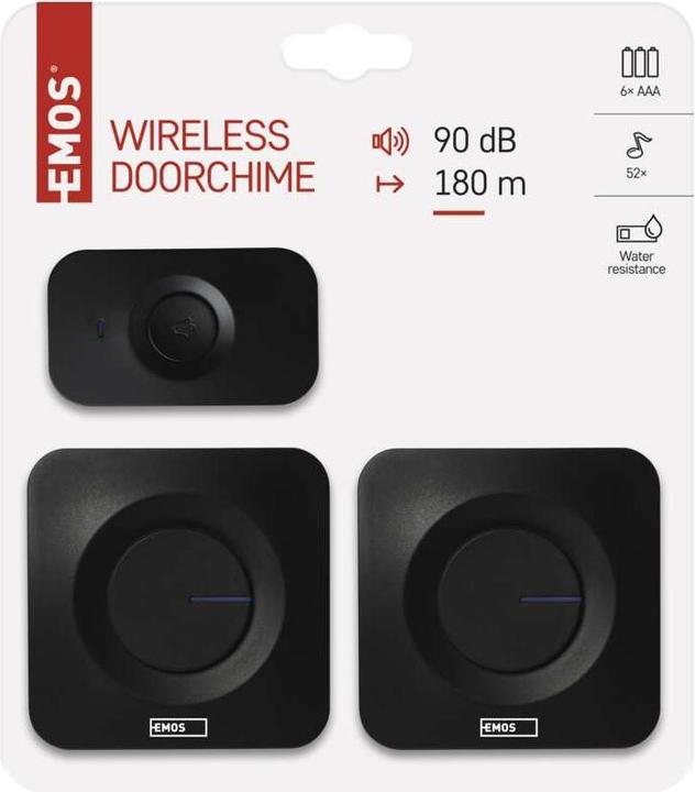 Produktbild Emos Drahtlose Türklingel P5730 (Funk 433-Mhz)