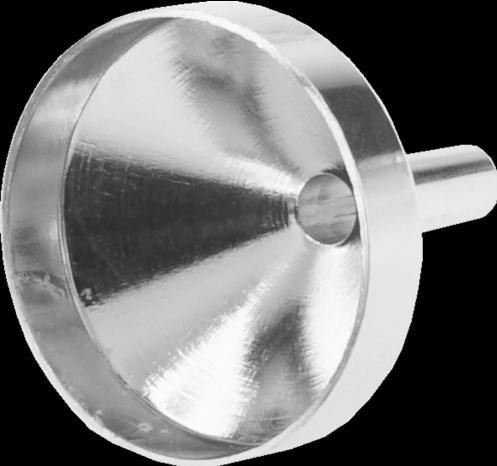 Image du produit Entonnoir à parfum, aluminium, couleur chrome, Ø 2,5 cm, hauteur : 3 cm
