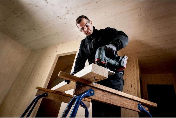 Actual product image Metabo Battery-powered jigsaw STAB 18 LTX 100 (601003890) cardboard box