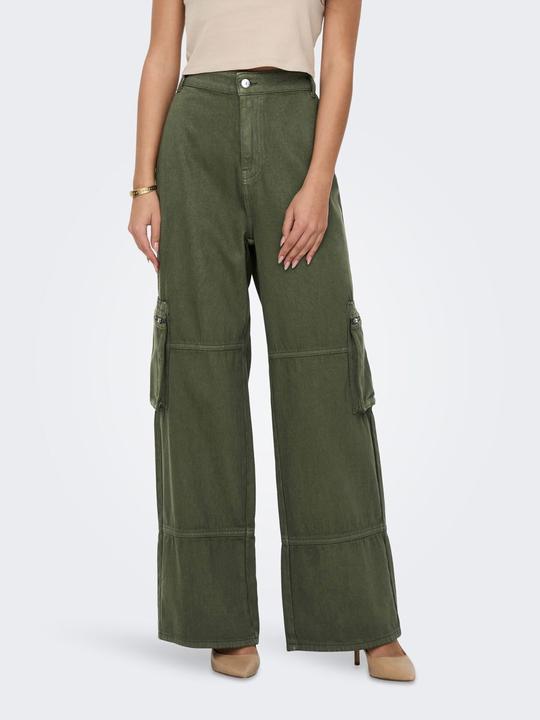 Actual product image Only Loose Fit Cargo Trousers (30)