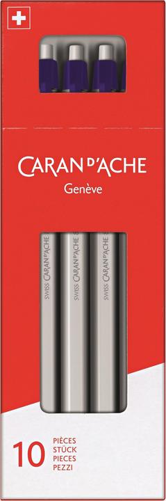 Caran d'Ache Kugelschreiber 825 (Blau, 10 x)