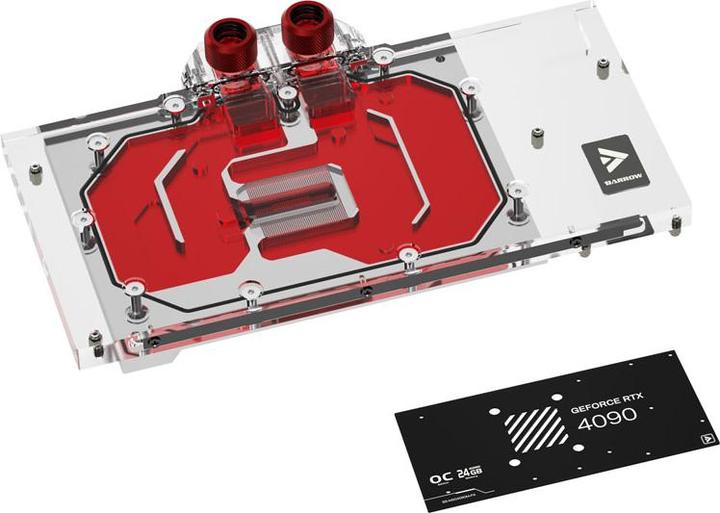 Image du produit Barrow LRC 2.0 MSI RTX 4090 Suprim/Trio Aurora, RGB, noir - Acrylique
