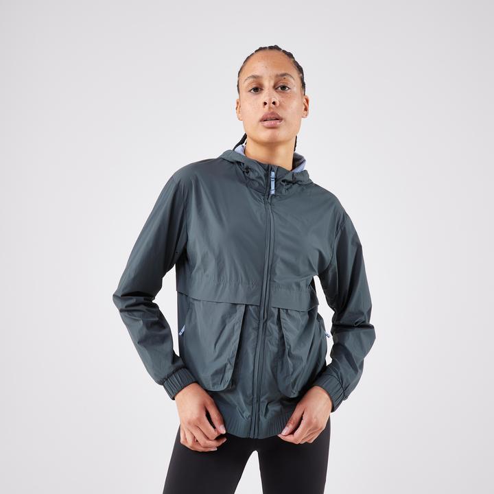 Actual product image Kiprun Women's windproof running jacket - Run 500 Wind green (46)
