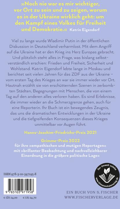 Produktbild Putins Krieg – Wie die Menschen in der Ukraine für unsere Freiheit kämpfen (Deutsch, Katrin Eigendorf, 2022)