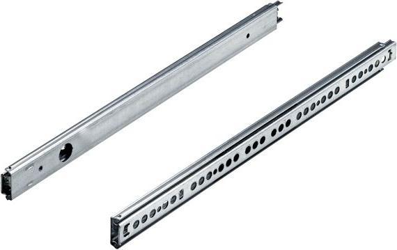 Produktbild Hettich Schubladenschiene Teilauszug 500 mm verzinkt 9136703 2 Stück