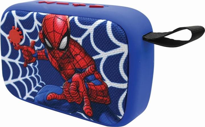 Actual product image Lexibook Spider-Man Bluetooth portable radio speaker with fabric finish