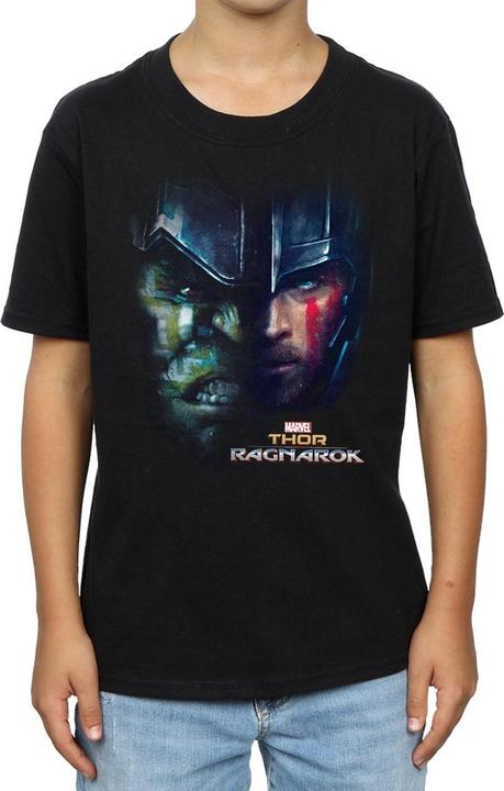 Image du produit Universal Textiles Garçons - T-shirt en coton à face divisée Hulk (152, 158)