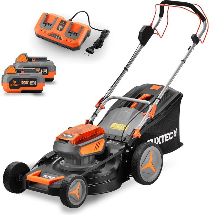 Actual product image Fuxtec 40V cordless lawn mower FX-E2RM46SET (Rechargeable battery operated)