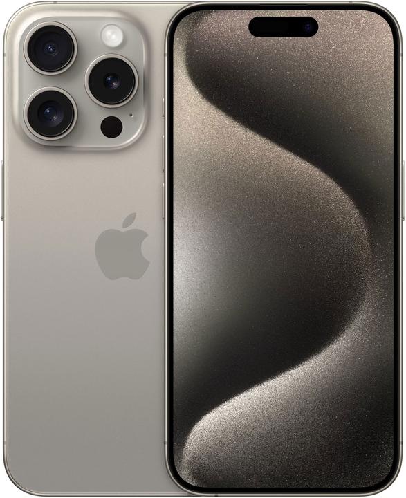 Apple iPhone 15 Pro (256 Go, Titane naturel, 6.10", SIM + eSIM, 48 Mpx, 5G)