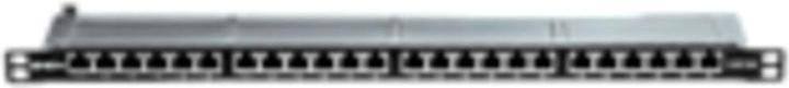 Actual product image Lindy Cat. Patch Panel 24p STP 1/2 U, 24 ports in 0.5 height unit