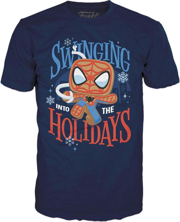Produktbild Funko Pocket Pop! & Tee: Marvel - Spider-Man - Spidey - Gingerbread - for Children and Kids - Large