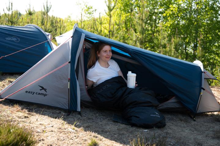 Image du produit Easy Camp Geminga 100 Compact 1 personne(s) Bleu, Blanc Tente tunnel (Tente tunnel, 2.12 kg, 1 personne)