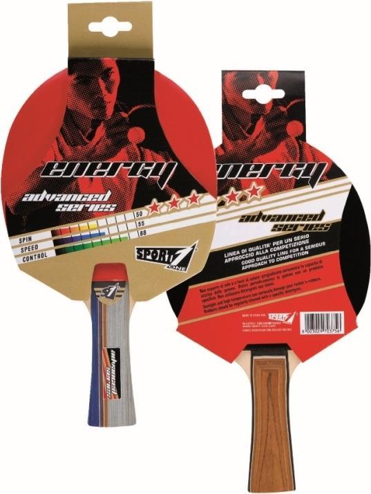 Produktbild Power Play 708800041 - SPORT-ONE - RACCHETTA PING PONG ENERGY 3 stelle