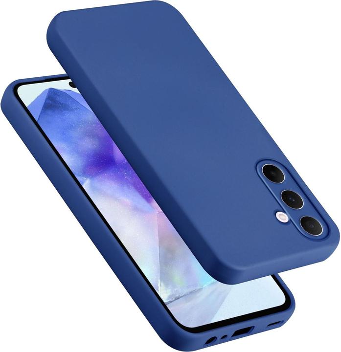 Cadorabo Hülle für Samsung Galaxy A55 TPU im Liquid Schutz Silikon Design (Samsung Galaxy A55)