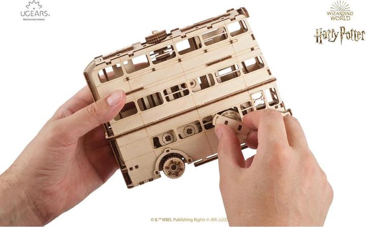 Actual product image Ugears Harry Potter Knight Bus