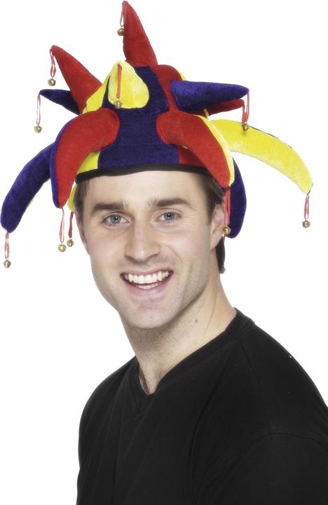 Actual product image Smiffys Harlequin cap / jester cap