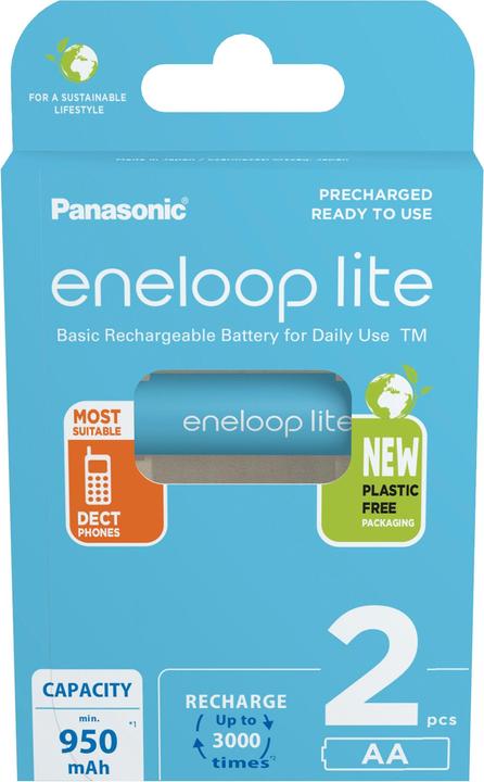 Produktbild Panasonic eneloop Lite (2 Stk., AA, 950 mAh)