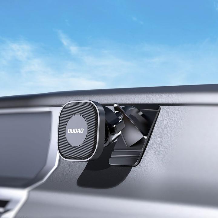 Actual product image Dudao magnetic smartphone car holder black (F6C)
