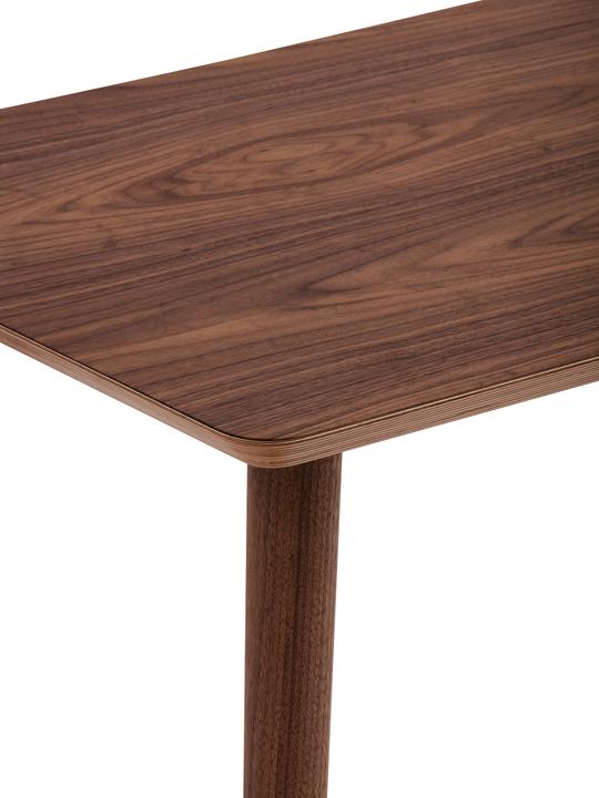 Image du produit Oakywood Classic Desk - Bureau classique en bois massif - Walnut veneer / 120x60 - (120 x 60 cm)