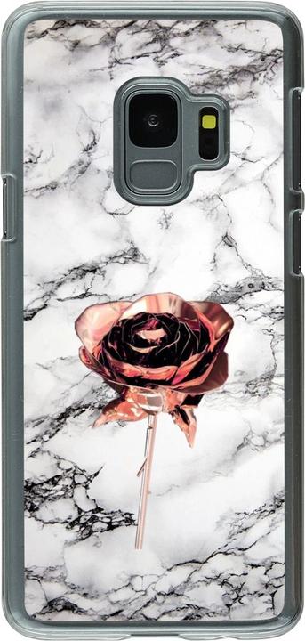 Produktbild PhoneLook Hülle transparent Marble Rose Gold (Samsung Galaxy S9)