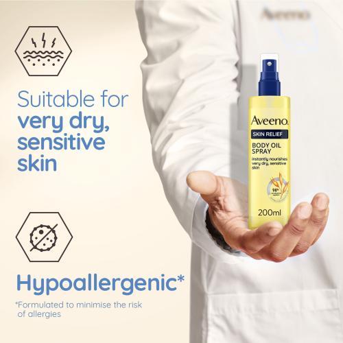 Actual product image Aveeno Skin Relief Body Oil Spray (Body oil, 200 ml)