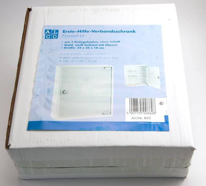 Actual product image Alco medicine cabinet (First aid set accessories)